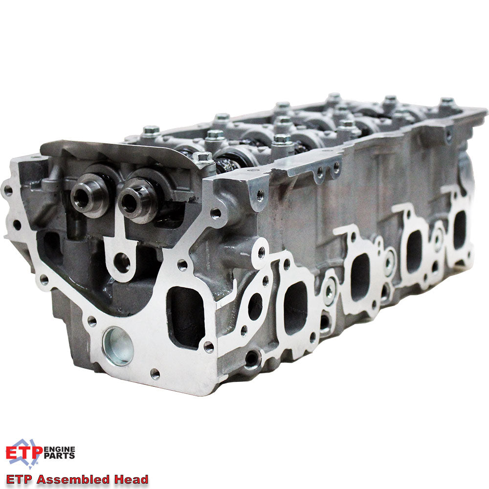 ETP's Assembled Cylinder Head for Nissan ZD30 Supplied with Camshaft, Buckets, Shims, Valves fitted