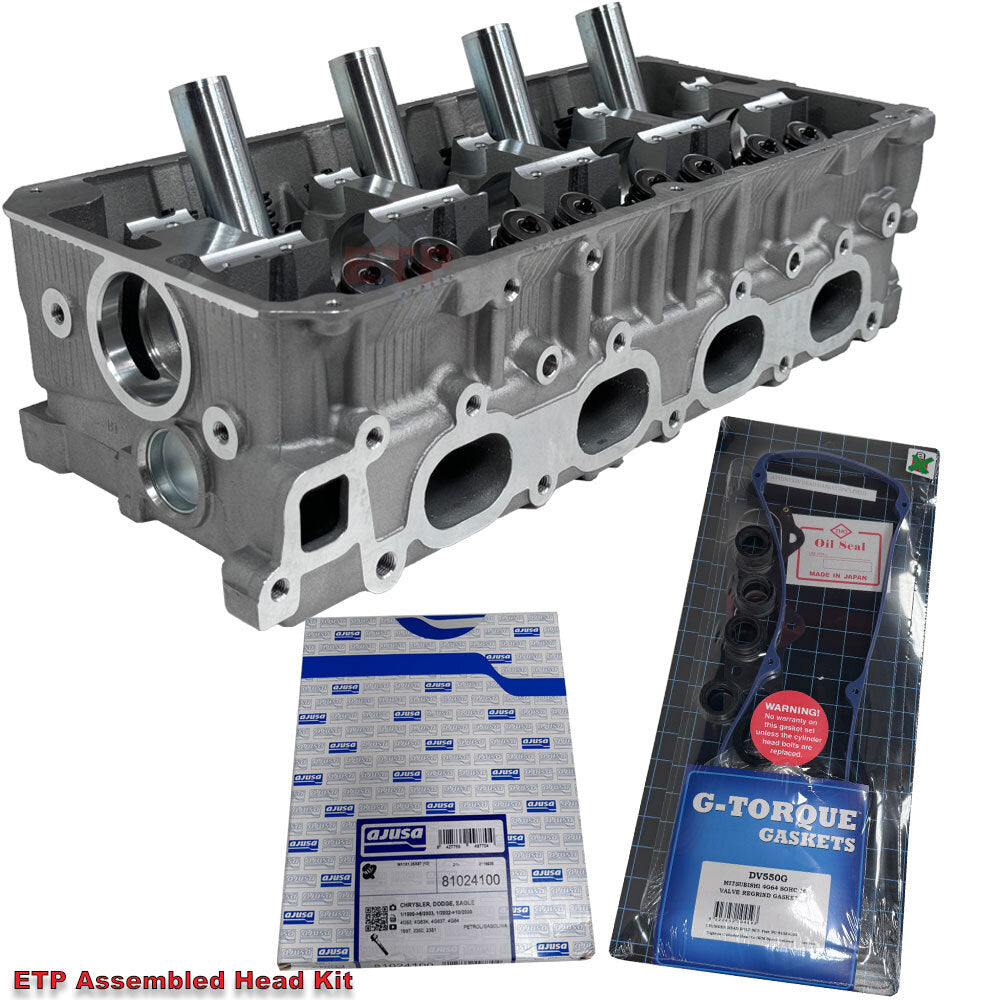 Assembled Cylinder Head Kit for Mitsubishi 4G64-16V Supplied with a VRS Gasket Set and Head bolts