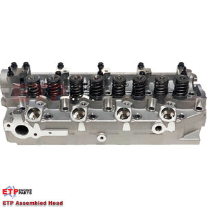 Assembled Cylinder Head for Mitsubishi 4D56 - Valve sit above head face