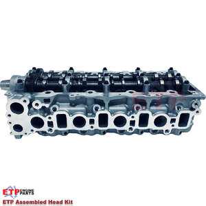 ETP's Assembled Cylinder Head Kit for Toyota Prado 3.0L Diesel 1KD - includes ETP Ulitmate VRS gasket set and head bolts.