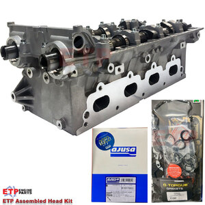 ETP's Assembled Head Kit for New Holden F18D4 supplied with a VRS Gasket Set and Head Bolts