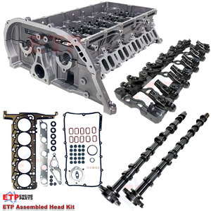 ETP's Assembled Cylinder Head Kit suits 3.2L Diesel P5-AT (Puma Duratorq 32) in Mazda BT-50, Ford Ranger PX - Cams, Rockers, VRS and Head Bolts