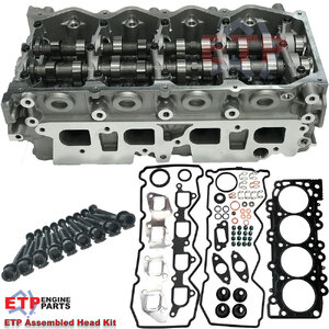 Assembled Cylinder Head Kit for Nissan YD25 - with Cam, Buckets and Gasket (VRS)