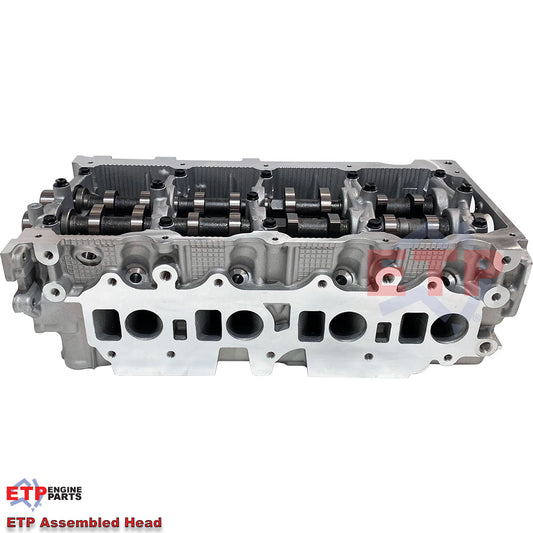 ETP's Assembled Cylinder Head for Nissan Navara 2.5L Diesel YD25 5X0 Late - Complete with Camshafts and Buckets