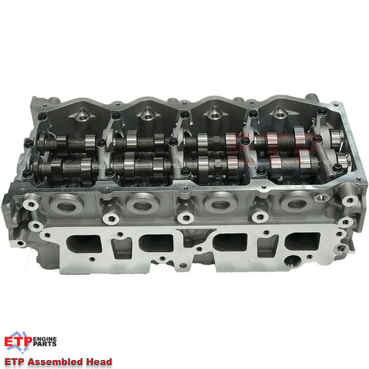 ETP's Assembled Cylinder Head for Nissan YD25 (Early 4-Port) – Complete with Valves, Camshaft & Buckets