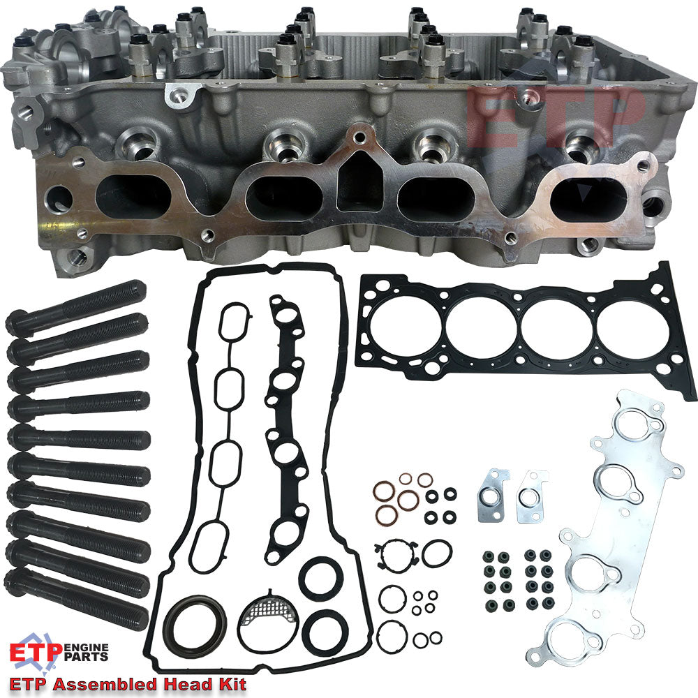 ETP's Assembled Cylinder Head Kit for Toyota 2TR Supplied with ETP Ultimate VRS and Head bolts