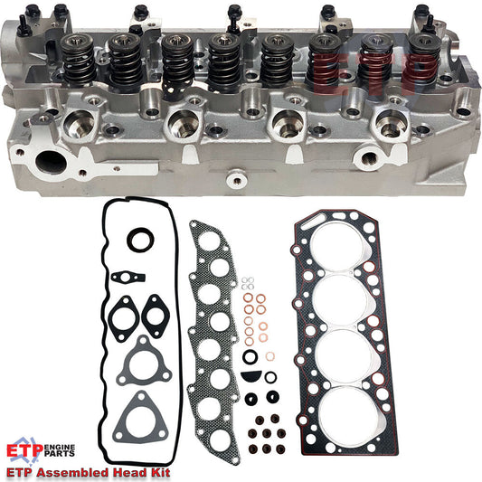 ETP's Assembled Cylinder Head Kit for Mitsubishi 4D56 Below Supplied with ETP Ultimate VRS