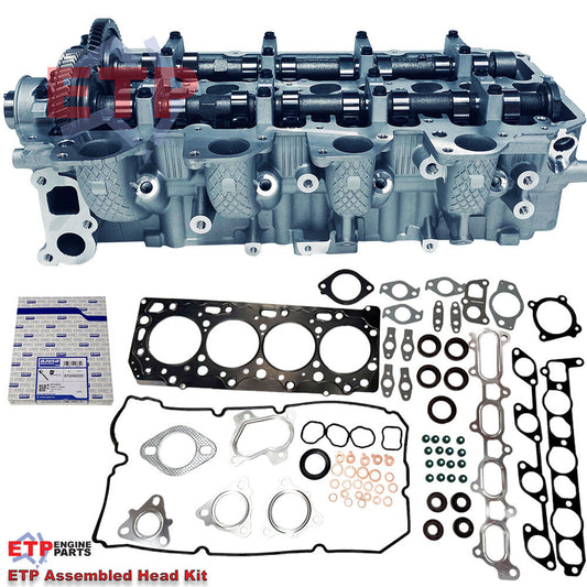 ETP's Assembled Cylinder Head Kit for Mitsubishi 4D56 Above Supplied with ETP Ultimate VRS