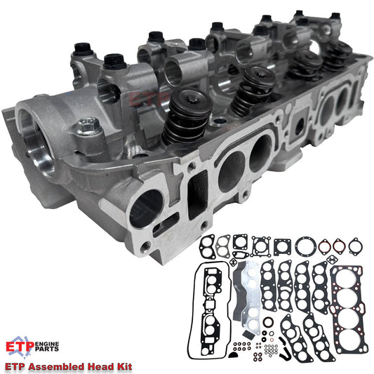 ETP's Assembled Cylinder Head Kit for Mitsubishi 4G64-FP Forklift Supplied with ETP Ultimate VRS
