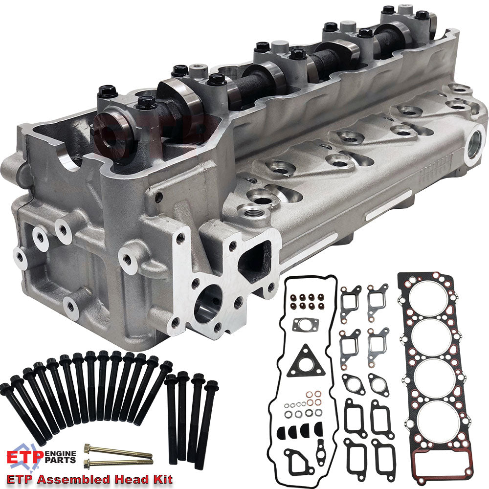 ETP's Assembled Cylinder Head Kit for Mitsubishi 4M40T 2.8L Diesel - Supplied with ETP Ultimate VRS and Head bolts