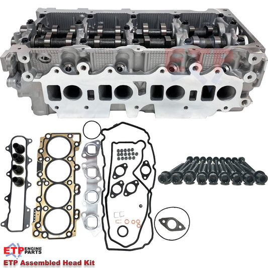 ETP's Assembled Cylinder Head Kit for Nissan Navara 2.5L Diesel YD25 5X0 Late