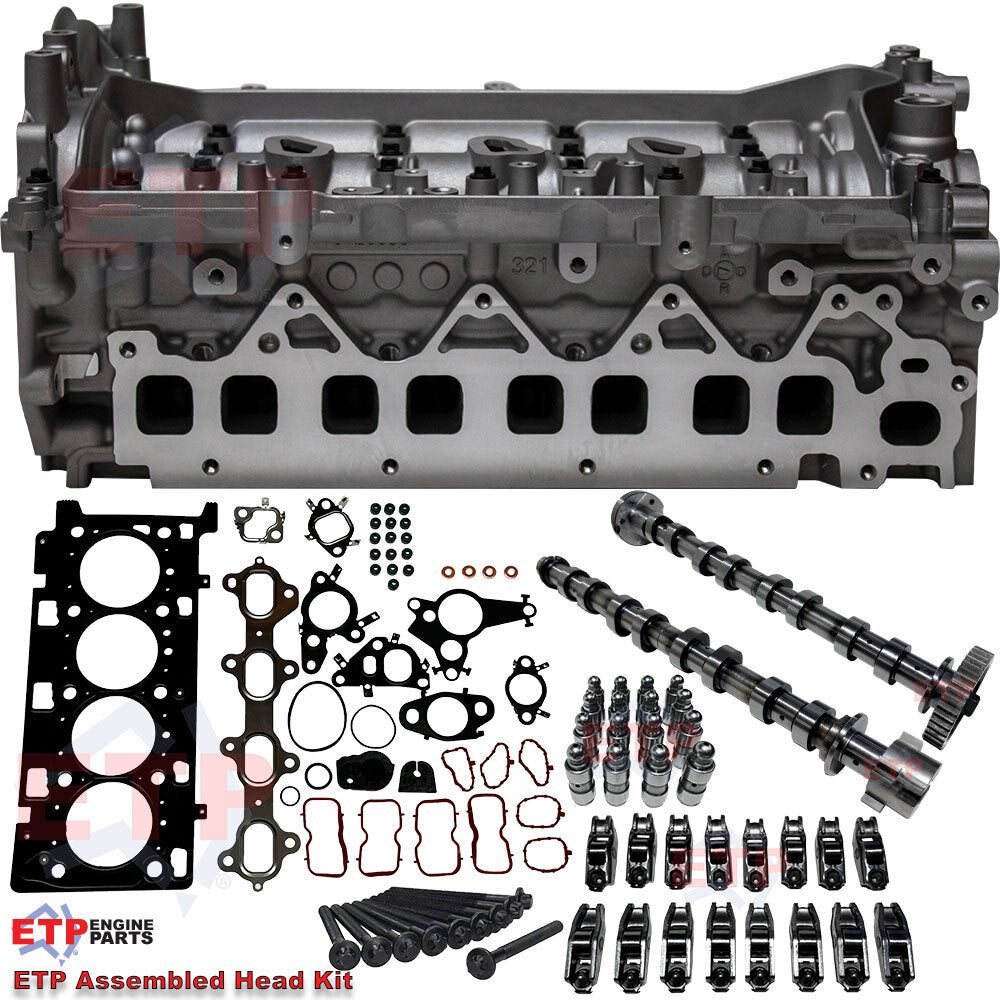 ETP's Assembled Head Kit for Nissan YS23 - Supplied with Camshafts