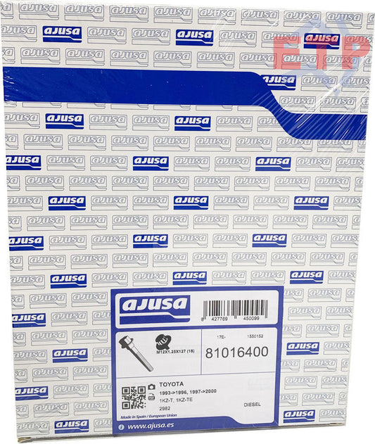 Ajusa Head Bolt Set for Toyota 1KZTE and 1KZT