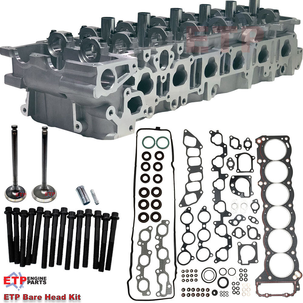ETP's Cylinder Head Kit for Toyota 1FZ 80 Series Supplied ETP Ultimate VRS, Valves and Head Bolts