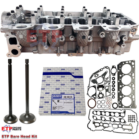 ETP's Bare Cylinder Head Kit for 2.5L DOHC Diesel Mitsubishi 4D56U Common-rail.