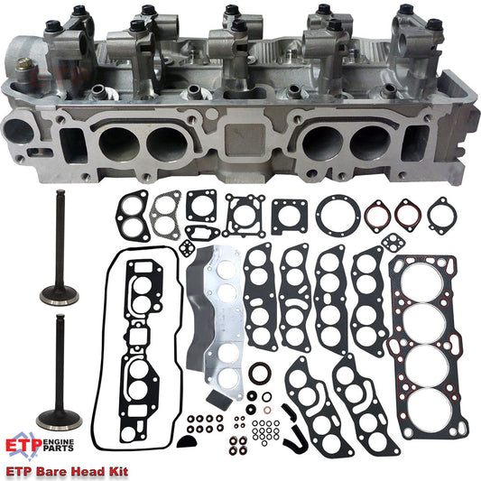 ETP's Bare Cylinder Head Kit for Mitsubishi 4G64 Supplied ETP Ultimate VRS, Valves and Head Bolts