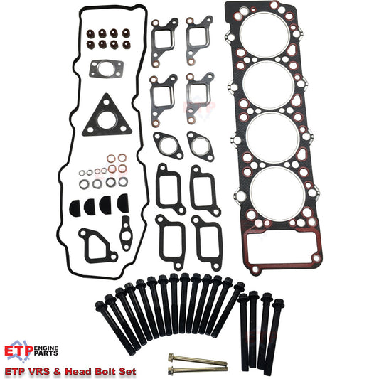 ETP's Ultimate VRS Gasket Set and Head Bolt Set for Mitsubishi 4M40 and 4M40 Turbo