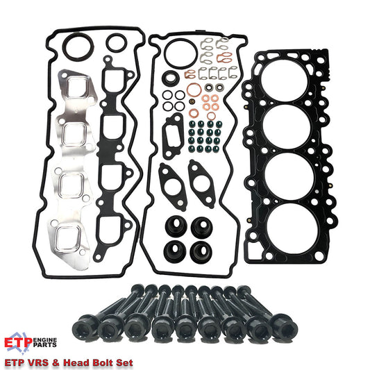 ETP Ultimate VRS Gasket Set and Head Bolt Set for Nissan YD25 2.5L Diesel (Early 4 Port Head)