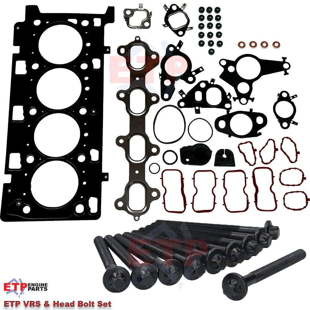 ETP Ultimate VRS Gasket Set and Head Bolt Set for Nissan YS23 - 2.3L Diesel Navara